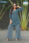 Siddhalakshmi By Chansi Trendz Poly Cotton Top With Bottom Wholesale Online